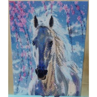 Diamond Painting Diamond Painting Already White Horse No Frame