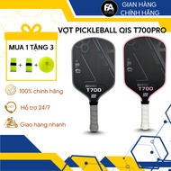 [GENUINE] QIS T700 Pro Pickleball Racket – T700 Carbon Racket Sensitive Ball Feeling, High Stability