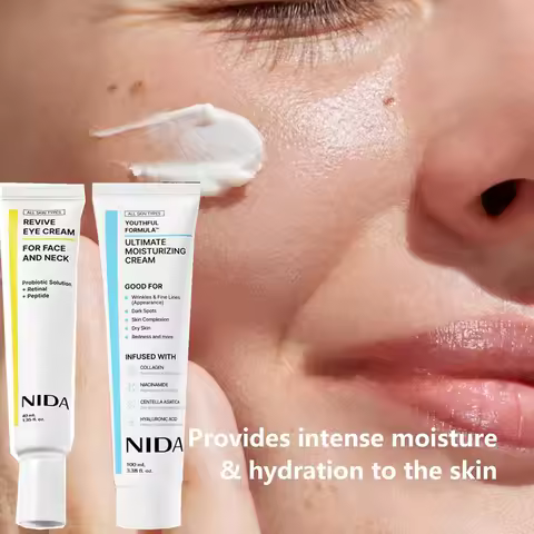 NIDA Ultimate Moisturizer Retinol Revitalizing Eye Cream Propolis Essence Centella Asiatica Facial M