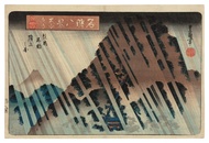 Utagawa Toyokuni II (Toyoshige, 1777-1835) | The complete set of Eight Views of Famous Places (Meish