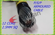 (X1 METER) 12C 2.5MM SQ 1KV PVC/SWA/PVC CU CABLE