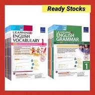 Learning English Grammar / Vocabulary by SAP 6 books (primary 1 to 6, with answers) ready stocks zz