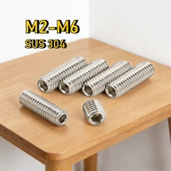 [YMH-G1] Hex Socket Set Screw / Grub Screw DIN916 | SUS 304 Stainless Steel  | Skru Allen Key Screw 