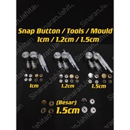 1cm , 1.2cm , 1.5cm Copper Snap Button Press Studs Tools / Mould / Button