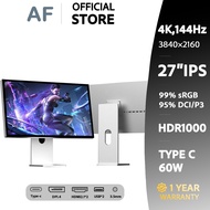 27" 4K 144Hz 1ms Gaming Monitor, FreeSync/G-Sync, HDR, 99% sRGB, USB-C, Built-in Speakers