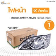 ไฟหน้า โคมโปรเจคเตอร์ TOYOTA CAMRY ACV30 ปี2005-2006   สินค้าพร้อมจัดส่ง (1ชิ้น)  DEPO