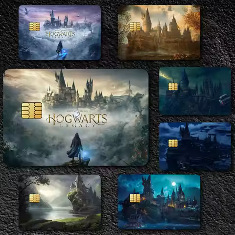 Game H-Hogwarts L-Legacy Decorative Small Waterproof Chip 4PCS Card Sticker New Anti-Scratch