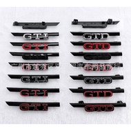 1PCS for Volkswagen VW Golf MK8 VIII GTI logo Front grille emblem GTD blade badge modification Perso