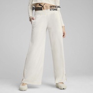 PUMA PRIME/SELECT - กางเกงขายาวเอวต่ำ WARDROBE ESS สำหรับผู้หญิง สีขาว -62980487