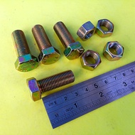 YELLOW BOLT NUT M12 X 30 BMK M12 X 30/ YELLOW M12X30 BOLT/ M12 BOLT/ 17 KEY BOLT/ 17 3CM LENGTH/