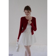 [EGGKA] EGGKA ballet style A-line short dress |Autumnclothing