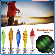 LUCKY-SUQI 2pcs Octopus Bait 68mm 4g 2022 Simulation Luminous Wood Shrimp Lures