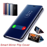 Samsung Galaxy S21 Plus S21 Ultra S21FE S20 Plus S20 Ultra S20FE 5G Mirror Phone Case Leather Hard Flip Case