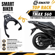 SMATO Top Rack Yamaha TMAX 560 (2022-2026) Weiba Rack for Motorcycle Heavy Duty Rak Motosikal