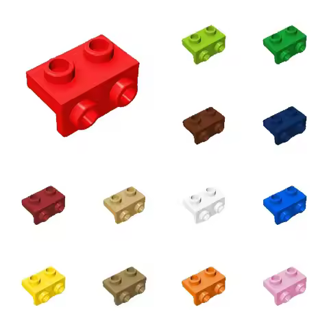 50pcs 99781 Bracket 1 x 2 - 1 x 2 Bricks Collections Bulk Modular GBC Toys For Technical MOC Set Bui