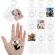 Ouligay 15 PCS Photo Frame Keychain 1.97 X 1.57 Inch Acrylic Keychain Picture Holder Clear Photo Key