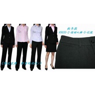 < Sunshine Clothes Gallery ‧ Urban Fashion OL+> [9035-1+2] Autumn Winter Style~Black Plain Double Bu