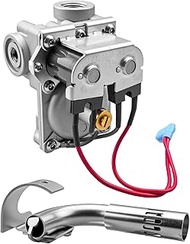 TIKSCIENCE RV Water Heater Solenoid Gas Valve with Main Burner Tube Fit for Dometic Atwood GCH6-4E G