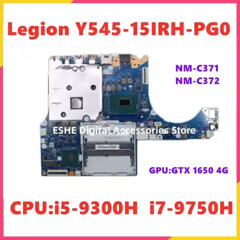For Lenovo Legion Y545-PG0 Y540-15IRH Laptop Motherboard With CPU i5-9300H i7-9750H GPU GTX1650 4GB 
