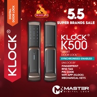(READY STOCKS) 2022 LATEST KLOCK K500 WIFI DIGITAL DOOR LOCK WITH INSTALLATION (BY SAMSUNG DIGITAL LOCK INSTALLER)