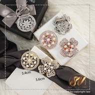 Ring tudung mutiara Muslimah Clip Tudung Scarf Buckle Tudung Ring Tudung Bawal Ring Tudung Fashion f