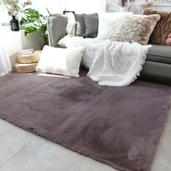 70 * 180cm Carpet Living Room Nordic ins Room Bedside Blanket Imitation Rabbit Plush Polyester Cotto