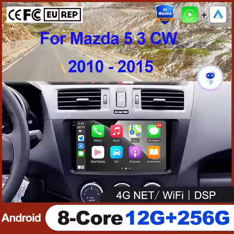 For Mazda 5 3 CW 2010 - 2015 Car Multimedia Video Player acesssories Stereo Wireless CarPlay GPS Nav