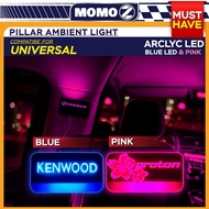 Car Universal Saga Persona Myvi Bezza Alza Axia Toyota Honda Pillar LED Ambient Light Ambient Interi