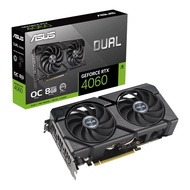 ASUS DUAL (การ์ดแสดงผล) รุ่น DUAL-RTX4060-O8G-EVO /Nvidia GeForce 40 Series /GEFORCE RTX 4060 EVO OC