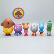 DC1 6pcs Hey Duggee Action Figure Model Dolls Toys For Kid Home Decor Ornament Gift For Kids Collect