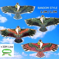 Jumbo Eagle Kite Toy 1.2/1.7M Fabric Painting Kite Motif Eagle Sukhoi Seot