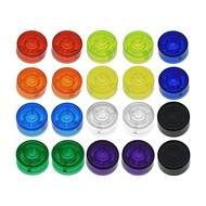 (VCNB) 20Pcs Effect Pedal Footswitch Cap Colorful Guitar Effect Pedal Footswitch Topper