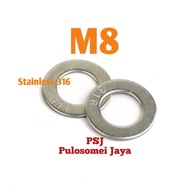 M8 Plate Ring / 316 Stainless Plate Ring / 316 Stainless Steel Plate Washer