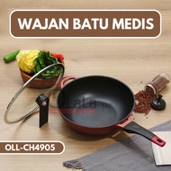 Non-stick Frying Pan Frying Pan Glass Lid NON STICK Technology 32cm TM-CH4905