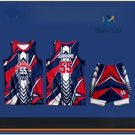 The Falcon Full Sublimation Basketball Jersey & Shorts Set | Free Custom Name & Number