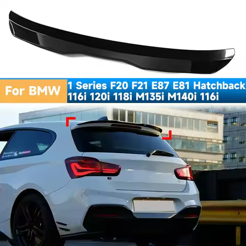 Rear Trunk Roof Spoiler Wing Tuning for BMW 1 Series F20 F21 E87 E81 Hatchback 116i 120i 118i M135i 