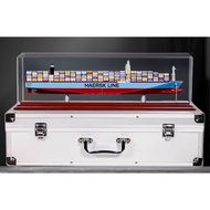 42cm Container Ship Model Decoration Simulation Container Ship Model Static Sea Transport Container 