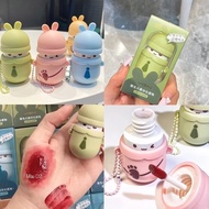 G001 Super Cute Rabbit Lip Easy To Carry Beautiful Color Add Your Lips With A Strap.