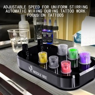 GOLDPLUME Tattoo Ink Cup Magnetic Stirrer Aluminum Alloy Mixer for Laboratory Mixing Nail Polish Eye