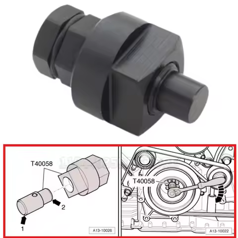 Crankshaft Special Rotary Sleeve Timing Tool T40058 For VW Audi 6 And 8 Cyl 2.4L 3.2L FSI A6 2005-20