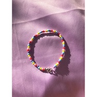 Rainbow anklet/ rainbow anklet