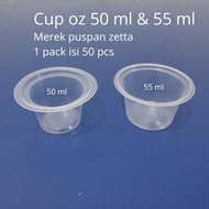 Cup oz 50 ml 55 ml | Puspan cup | 55 ml cup | SAUCE cup | Oz sauce cup | 50 ml 55 ml plastic cup