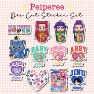 KPOP Demon Hunters, Waterproof Sticker Set , Huntrix Sticker Set, Saja Boys Sticker Set