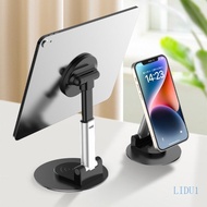 LIDU1 Phone Stand Portable Tabletop Foldable Stand for Phone 16 15 Retractable Holder
