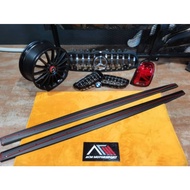 BMW F32 side diffuser bodykit