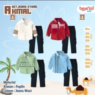 Akmal Ethnic Jeans Set By Beanofkids