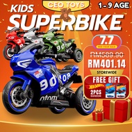 [CEOTOYS] 2WD Motor Elektrik Budak Superbike Children Ride On Electric Super Bike Kids Bike Motorcyc