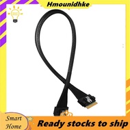 PCIE4.0x8 SFF8654 to SFF8654 Male to Male Data Cable Slimsas 8X SFF8654 X8 GEN4 Cable for GPU Graphi