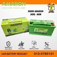 [ Installation Provided ] LN5 AGM | DIN95L | DIN95 AMARON JADE AGM MF Car Battery Bateri Kereta MERZ