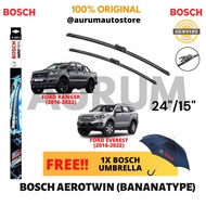Bosch Aerotwin wiper Blade set for Ford Ranger(2015-Present) and Ford Everest(2015-present)